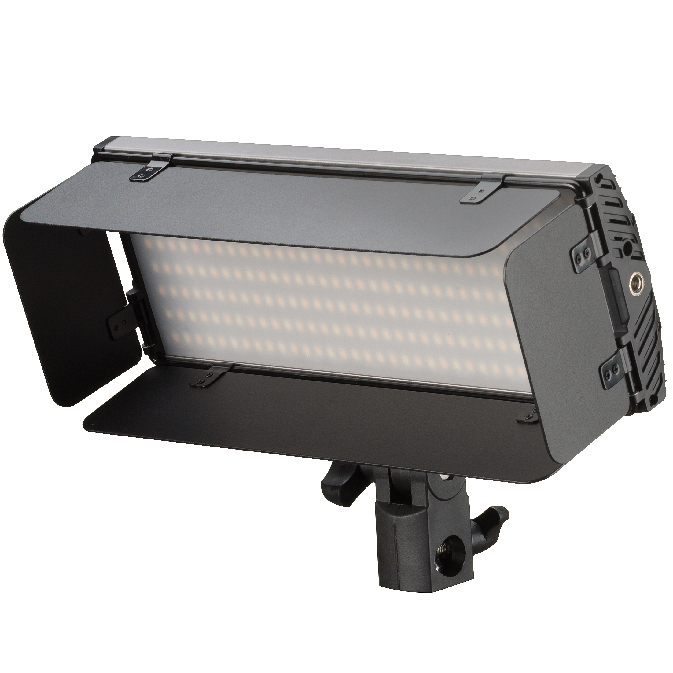 Set di pannelli luminosi bi-colore a LED BRESSER PT 30B-II con alette frangiluce, batterie, alimentatore, telecomando e custodia