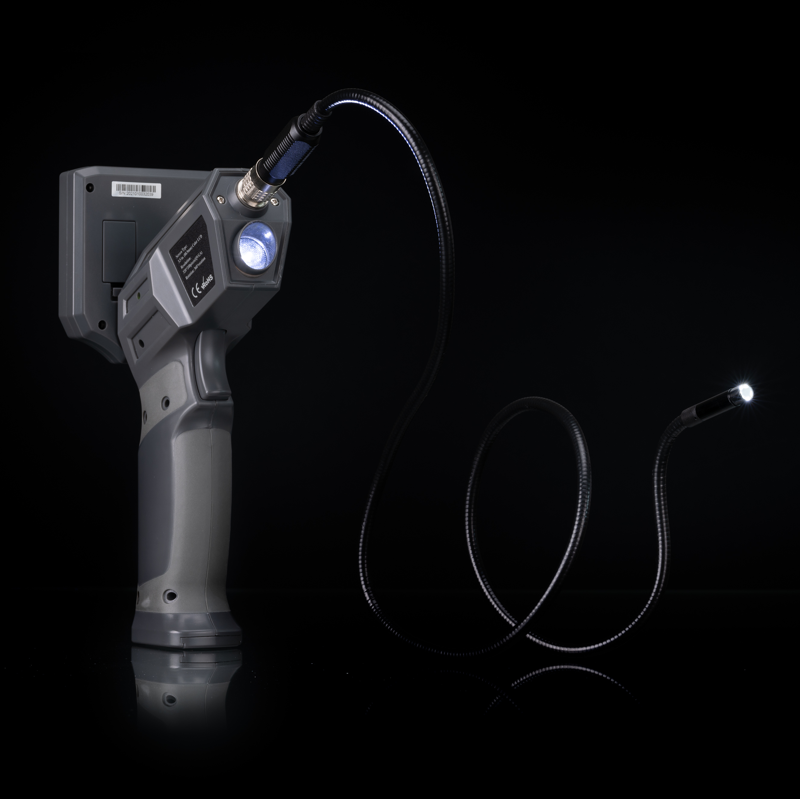 Fotocamera endoscopica BRESSER con display LCD da 8,89 cm (3,5")
