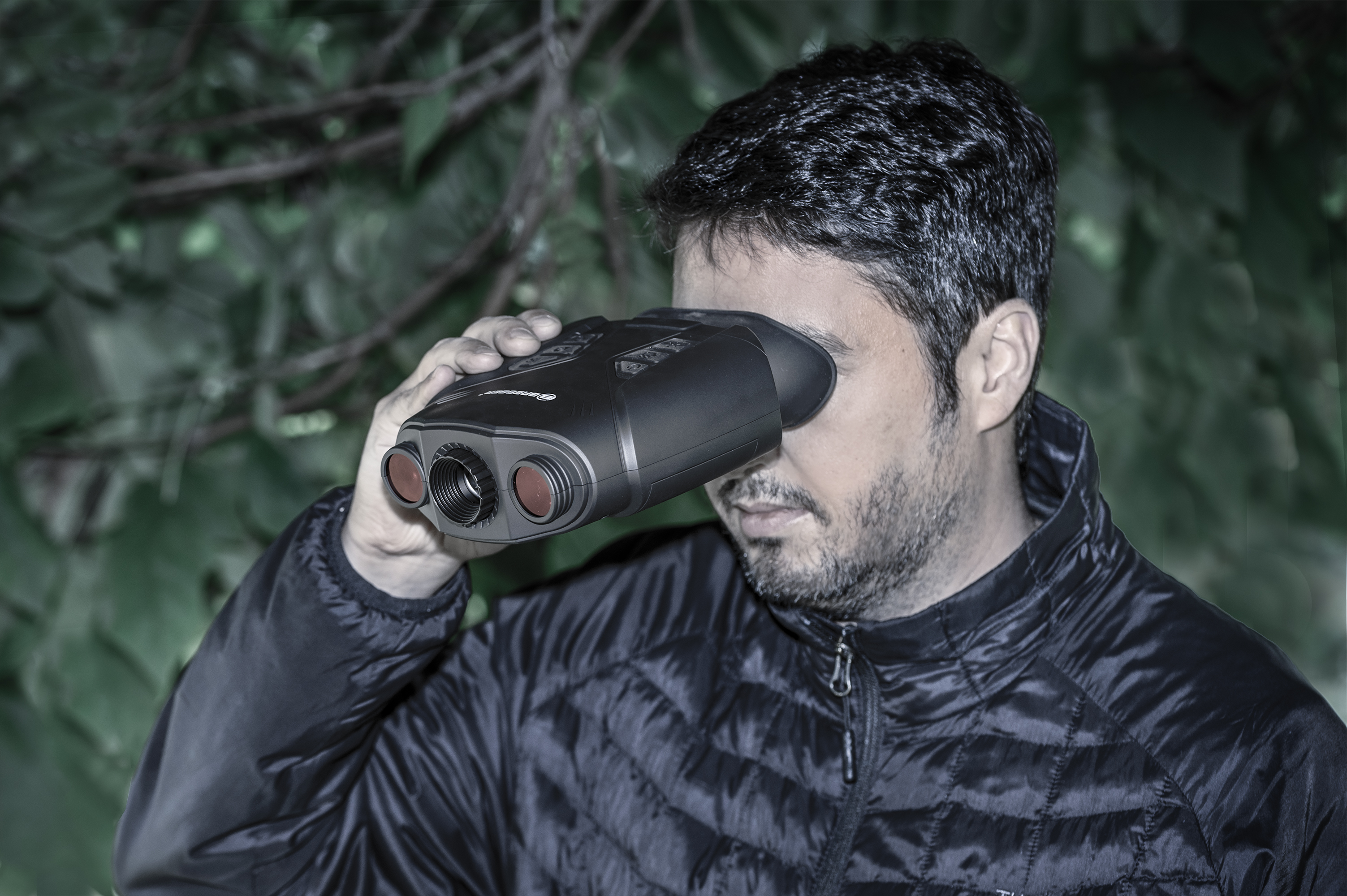 BRESSER Visore notturno binoculare digitale 3x Nightlux 200 Pro
