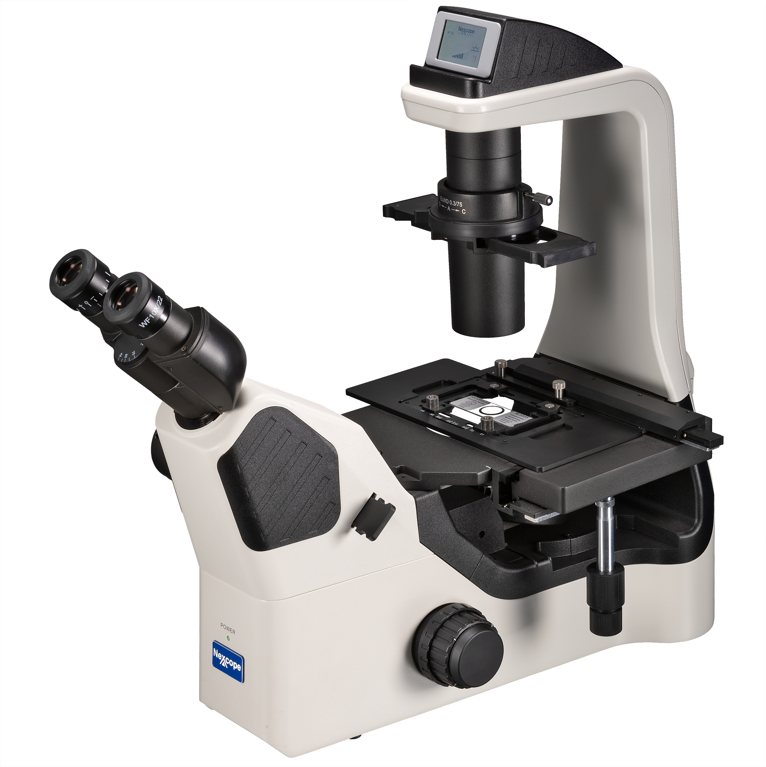 Microscopio Invertito Professionale da Laboratorio Nexcope NIB620 a Contrasto di Fase
