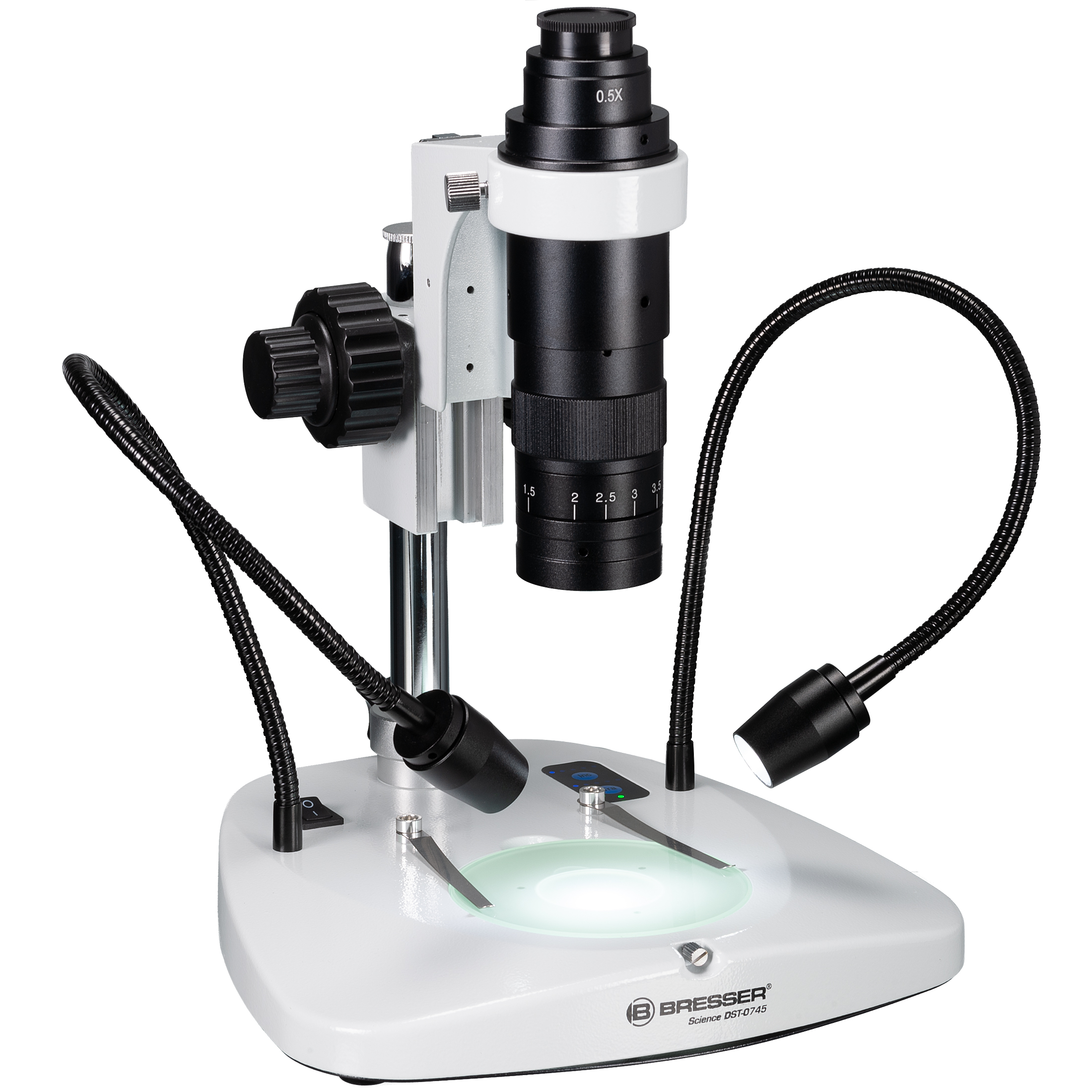 Ottica dello zoom BRESSER DST-0745 per riprese digitali al microscopio e ultra-macro