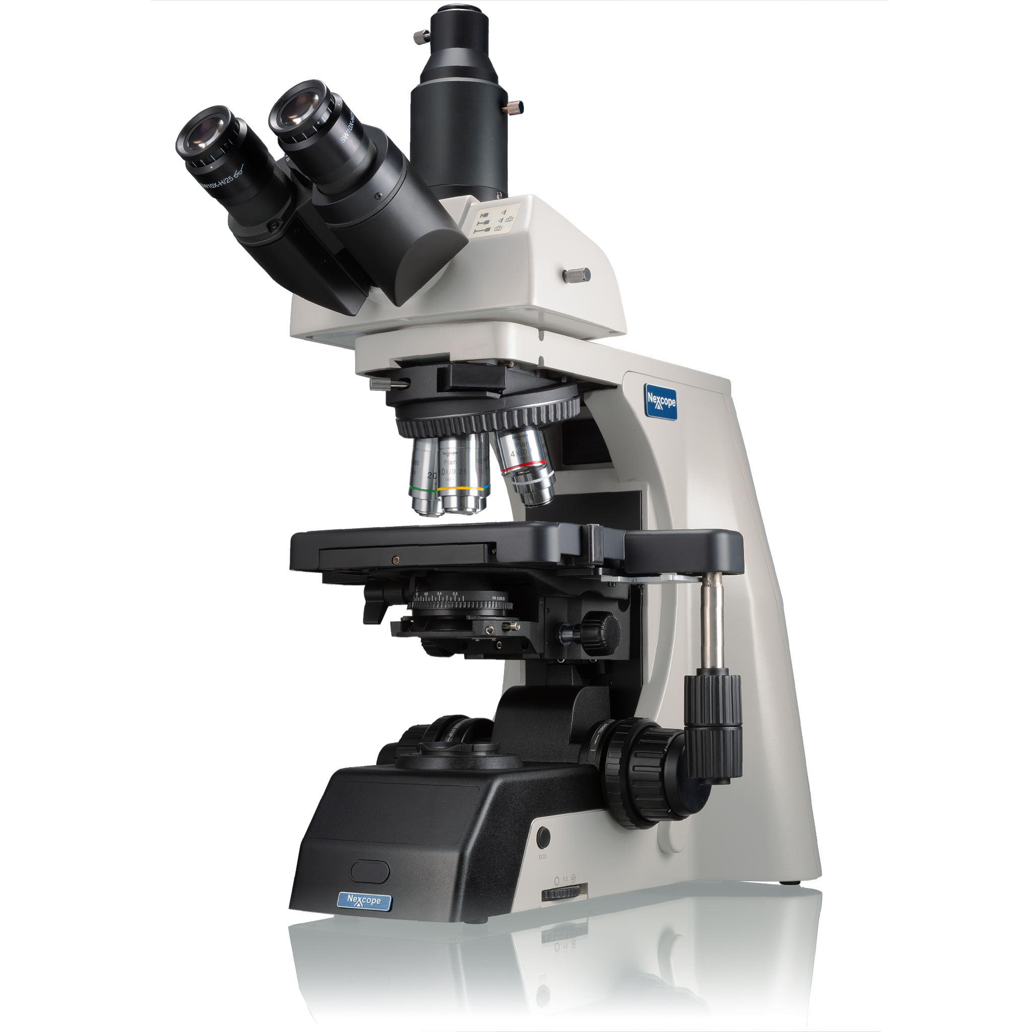 Microscopio da laboratorio professionale Nexcope NE910 con possibilità di collegare tanti accessori