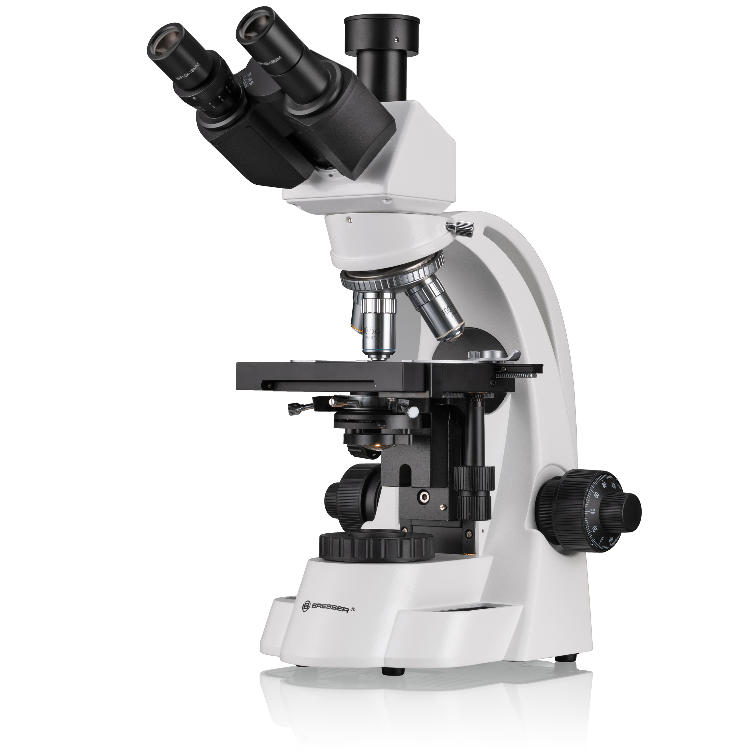 Microscopio trinoculare BRESSER Bioscience 40-1000x
