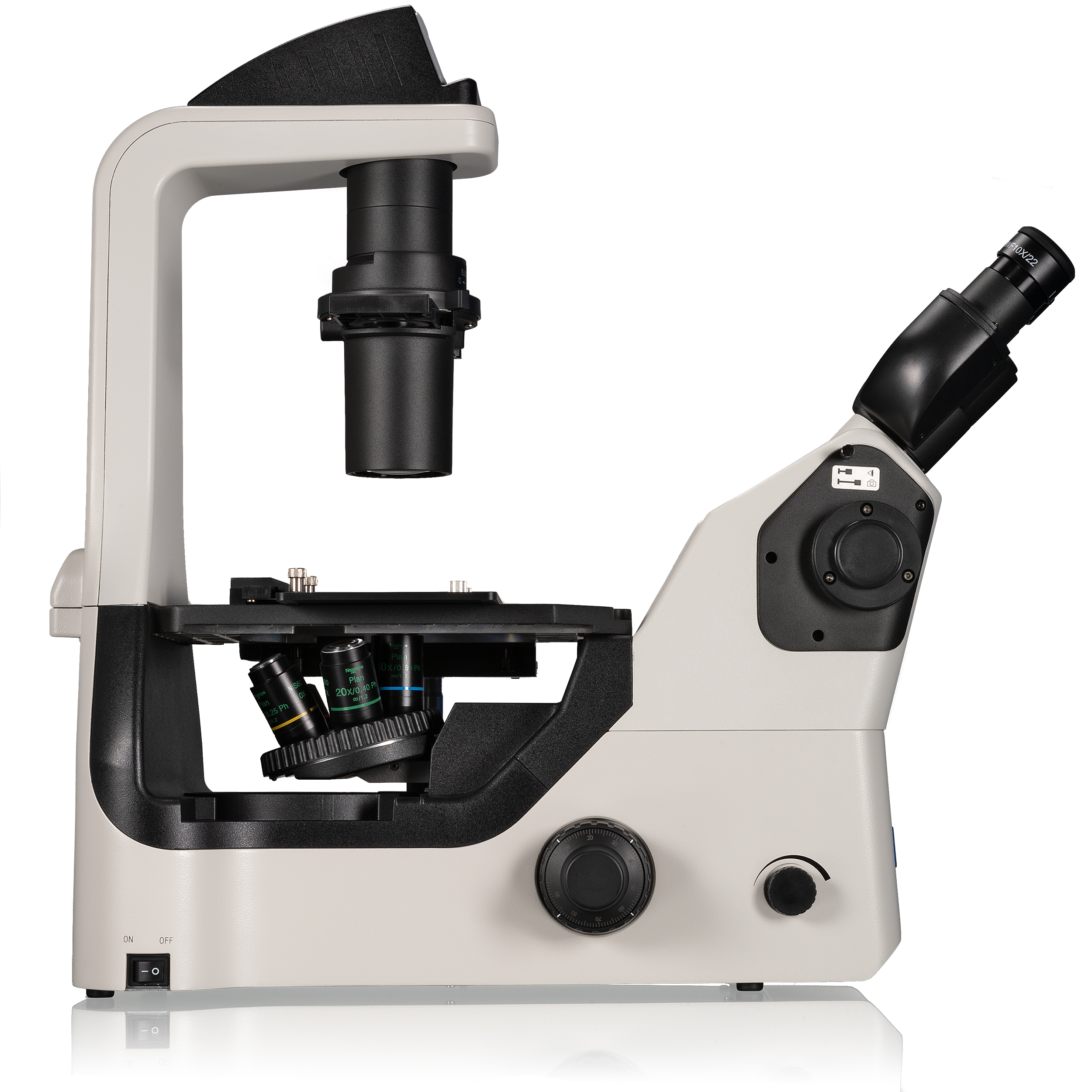 Microscopio Invertito Professionale da Laboratorio Nexcope NIB620 a Contrasto di Fase