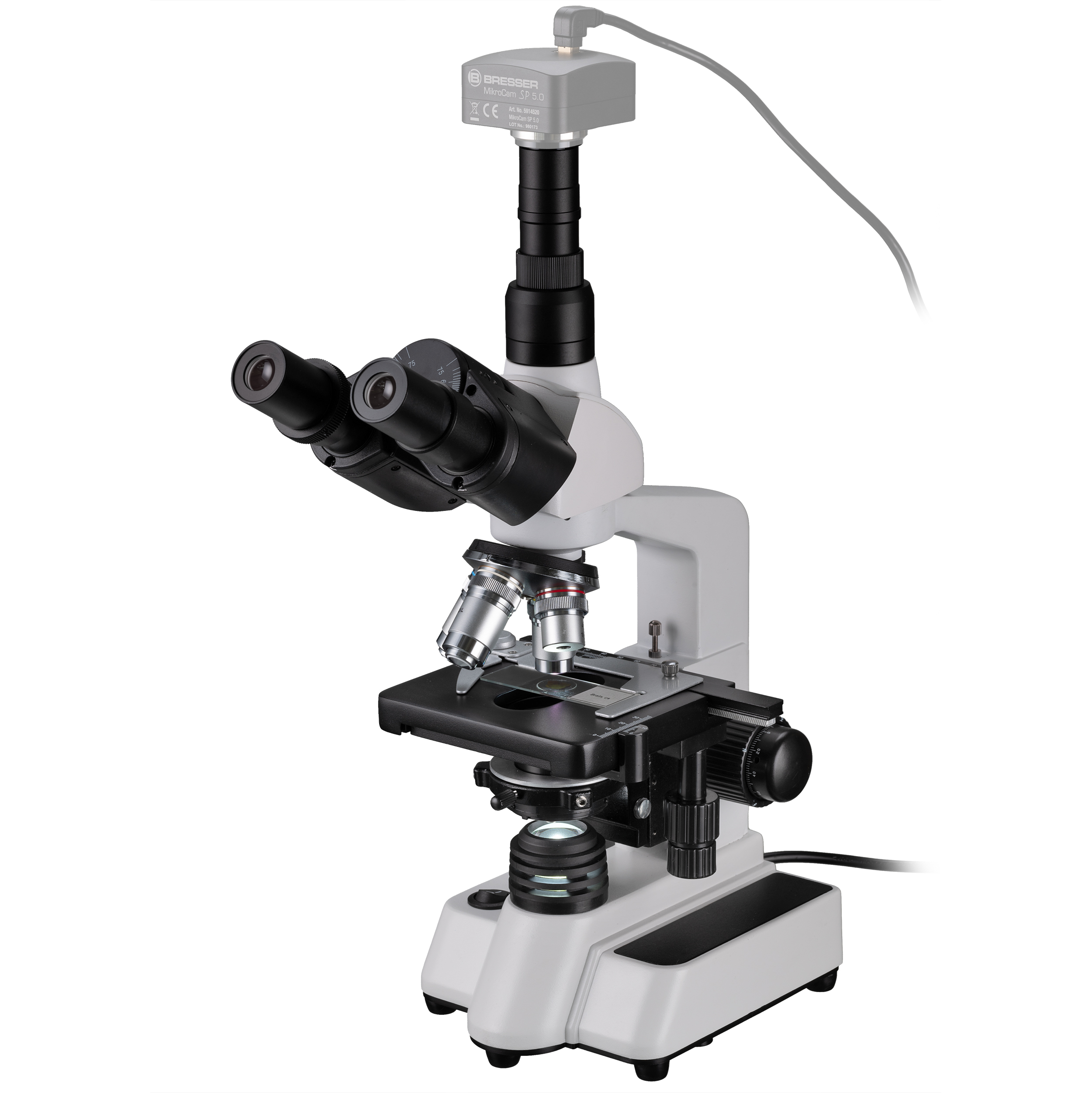 BRESSER Microscopio Researcher Trino 40-1000x 