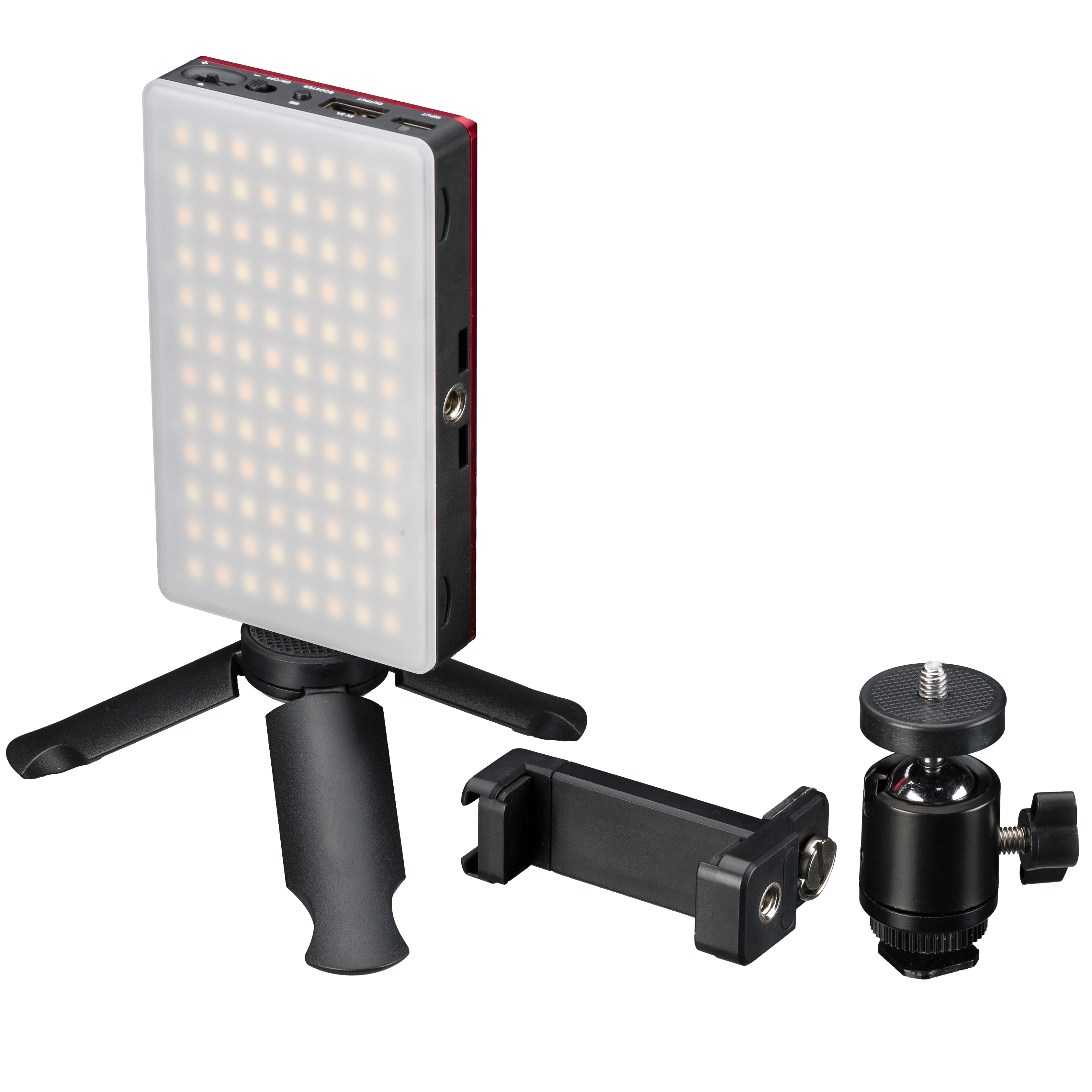 Pannello bicolore LED 9W BRESSER Pocket per l’Uso mobile e per Foto con lo Smartphone