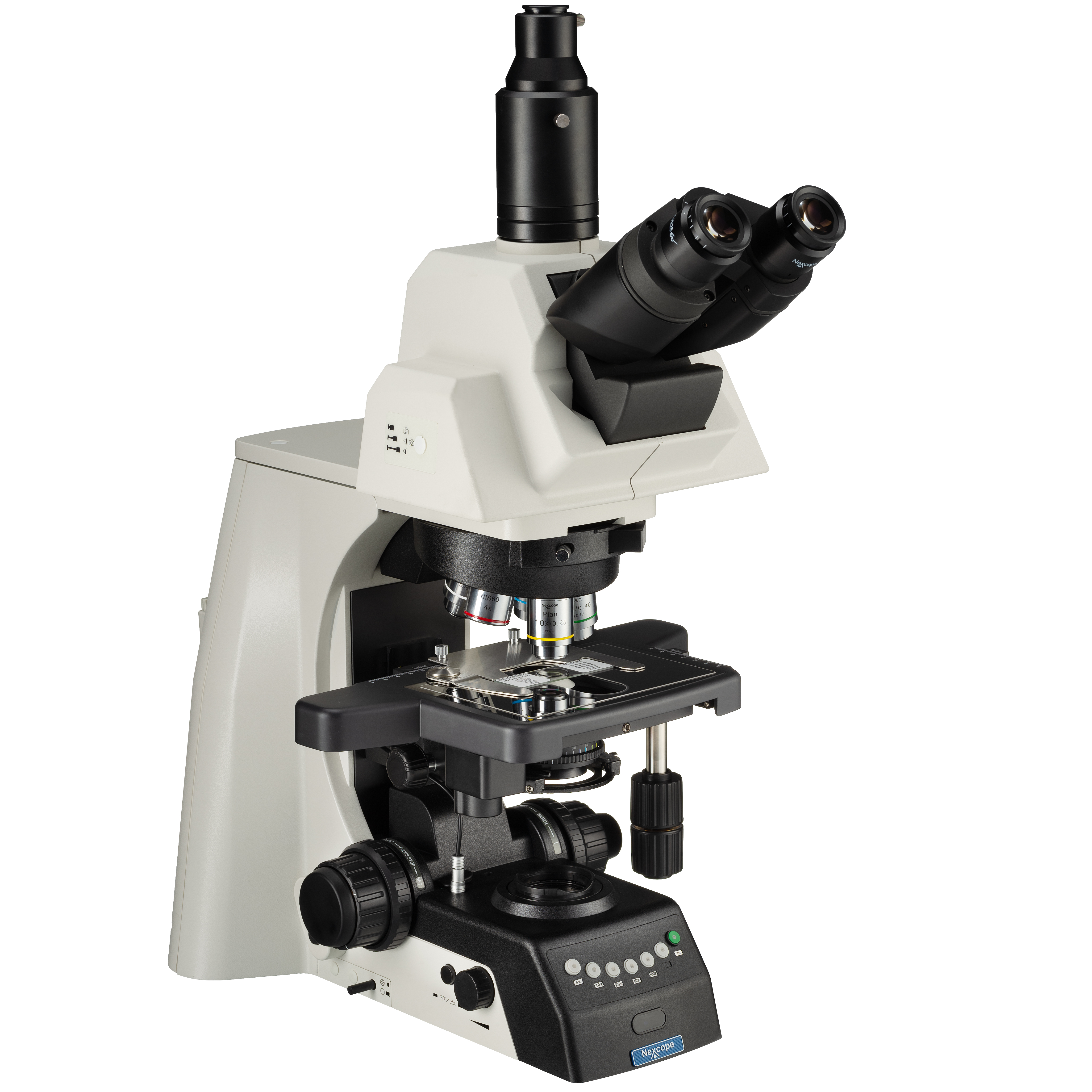 Microscopio da laboratorio professionale Nexcope NE930 con torretta portaobiettivi 6x motorizzata