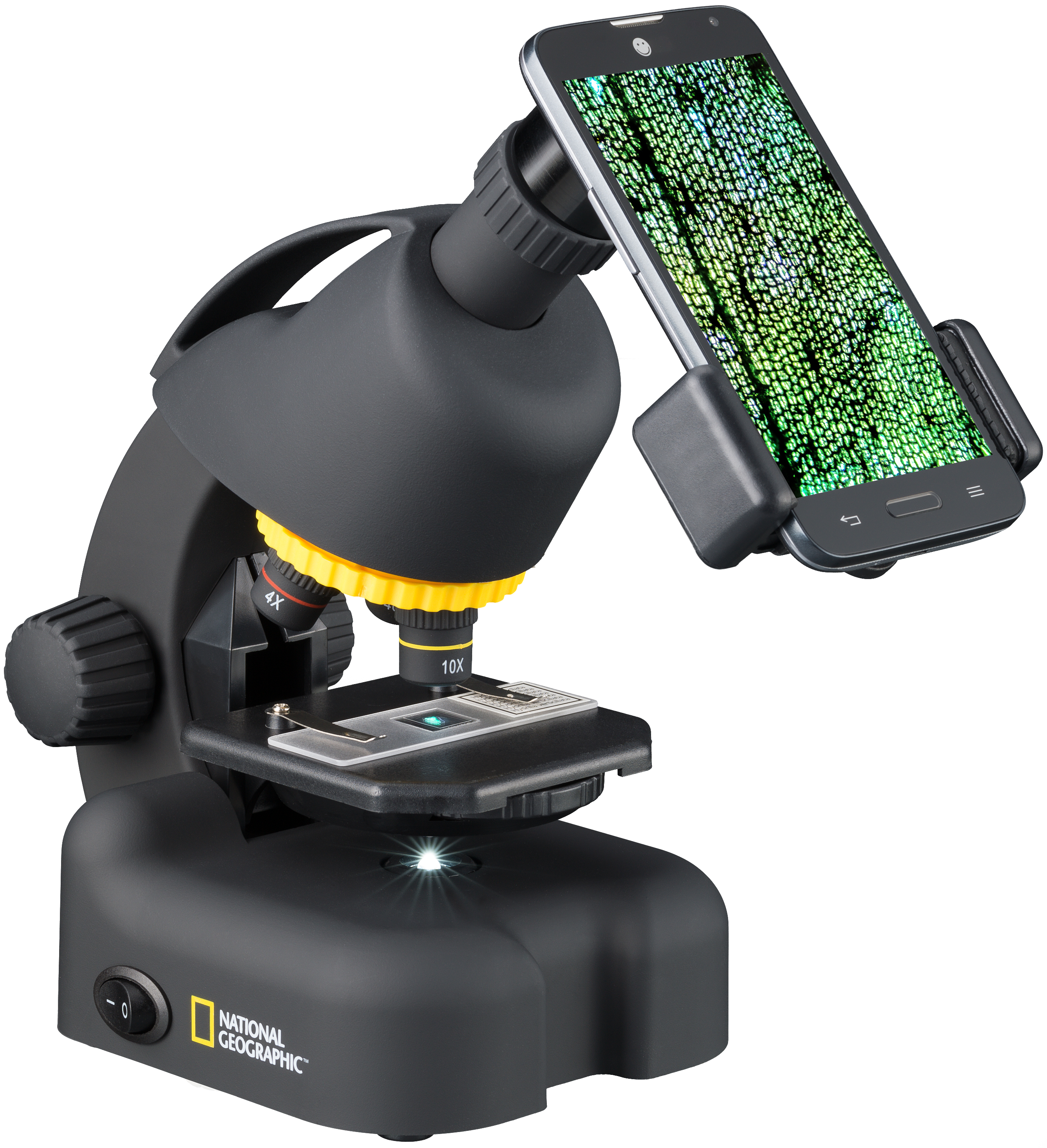 Microscopio 40-640x NATIONAL GEOGRAPHIC incl. supporto smartphone