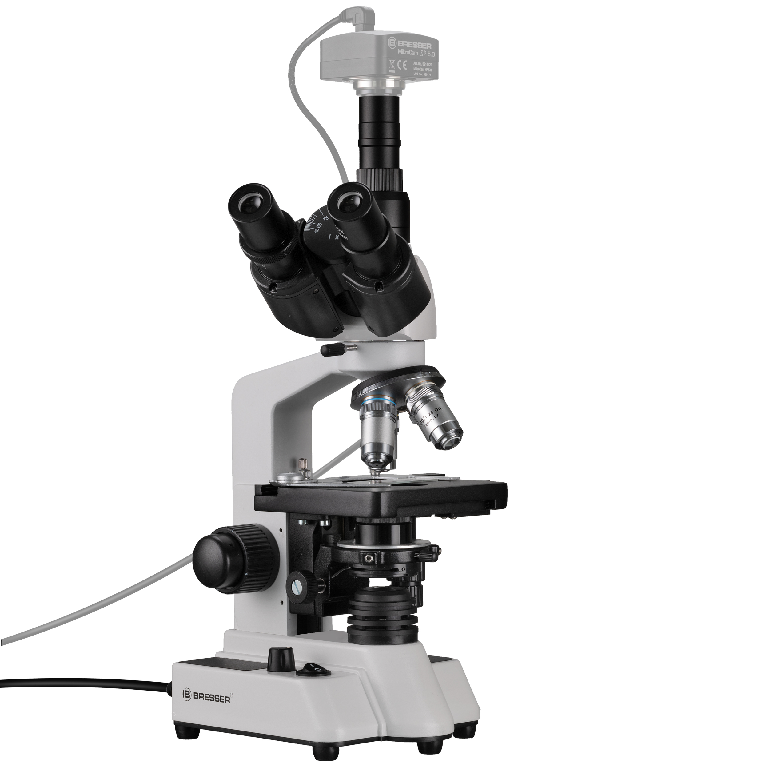 BRESSER Microscopio Researcher Trino 40-1000x 