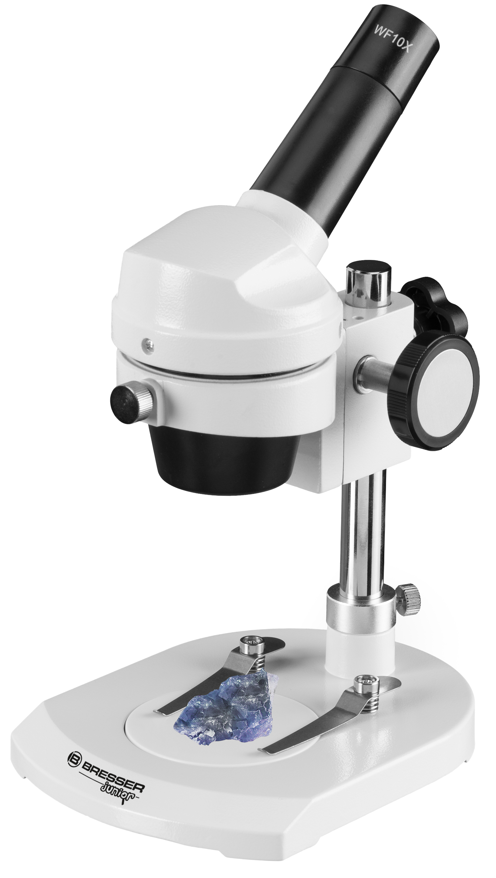 Microscopio a illuminazione incidente BRESSER JUNIOR con ingrandimento 20x e corpo stabile in metallo