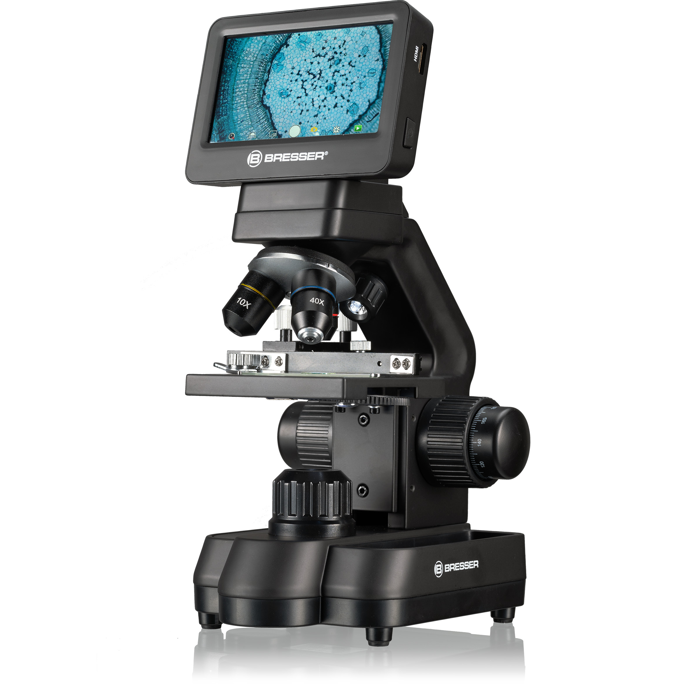 Microscopio Biolux Touch BRESSER 5 MP HDMI per scuola e hobby