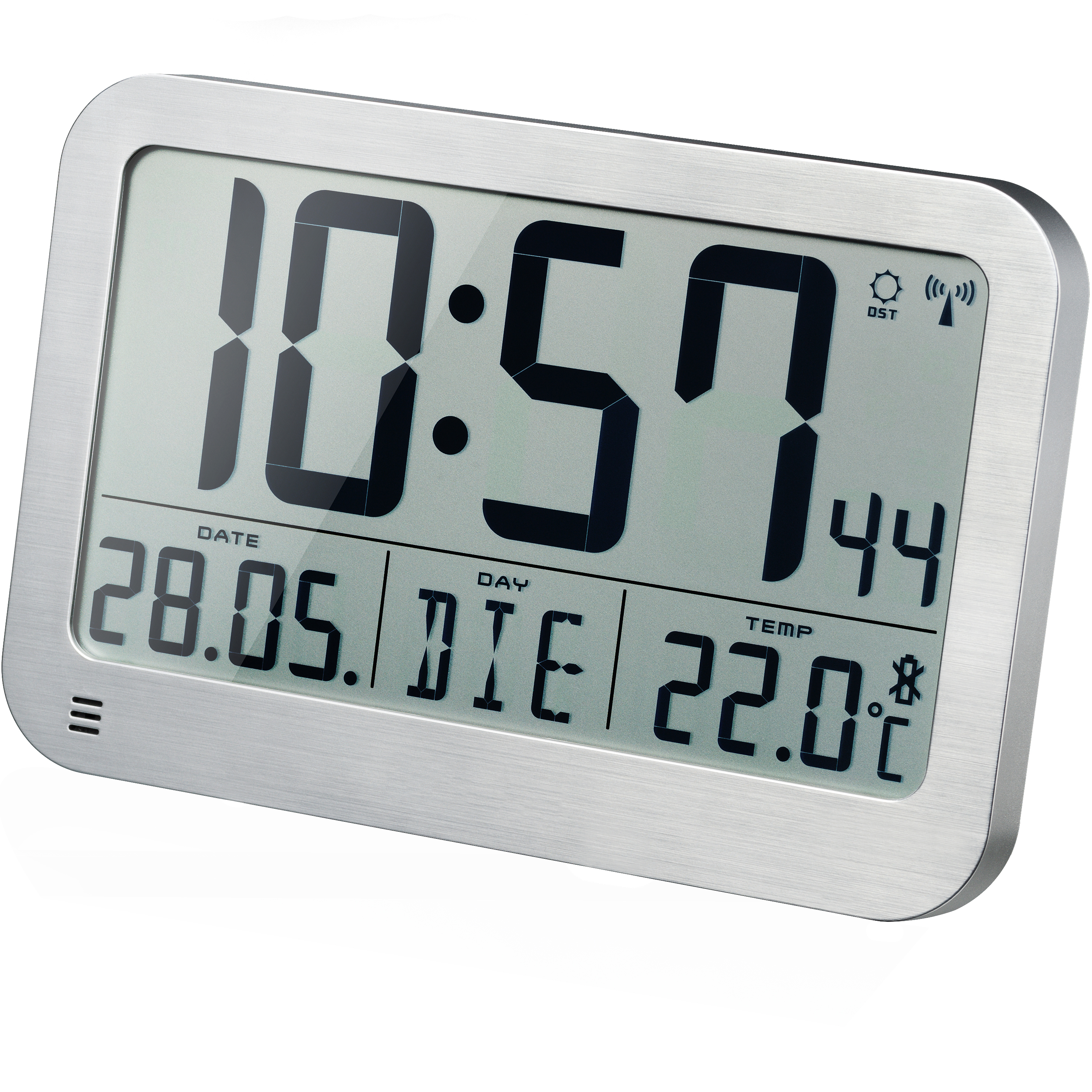 Orologio da Tavolo e da Parete OPTUS MyTime MC LCD argento 225x150 mm